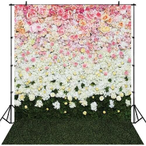 Spring Floral Wall Photography Backdrop Fantasy floral Wedding Party Floral Wall Photo Studio backgrounds Photo Booth Photo Call