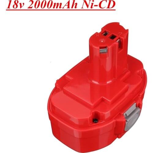 18V 2000mAh Ni-CD Rechargeable Battery For Makita 1822 1823 1834 1835 192827-3 192829-9 193159-1 193140-2 193102-0