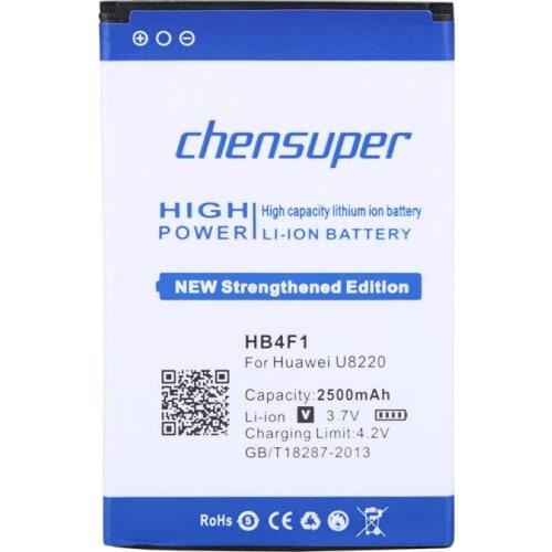 NEW 2500mAh HB4F1 For Huawei U8800 T8808D G306T C8800 C8600 U8520 E5830 E5-0315 E586 ET536 E585 E5331 R205 E5 M860 X5 Battery