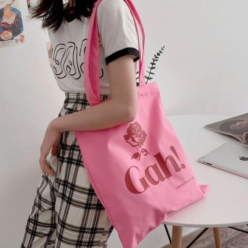 Simple Women Thin Cotton Shoulder Bag Female Large Capacity Casual Tote Eco Reusable Shopping Bags Ladies Grocery Purse Handbags