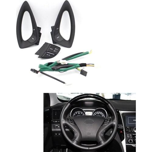 Steering Wheel Cruise Bluetooth Audio Remote Control Switch Trip Music Button DIY for Hyundai Sonata YF I45 964403S000