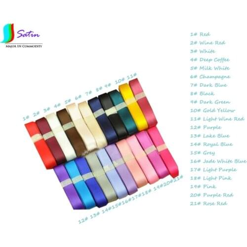 DIY Craft Sewing Webbing Double Side Colorful 6MM Satin Silk Ribbon Belt for Children Headwear Doll Clothes Gift Package S0156