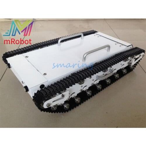 RC Tank Smart Robot Tank Car Chassis Kit Rubber Track Crawler for Arduino Motor Diy Robot Toys for Children