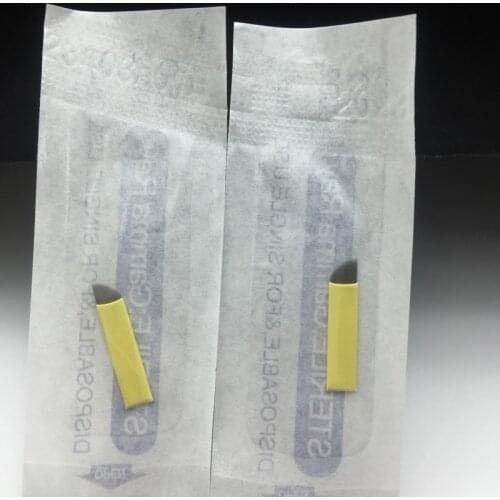 0.20mm Tattoo Needles 21 Permanent Makeup Eyebrow Embroidery Blade For 3D Microblading Manual Tattoo Pen
