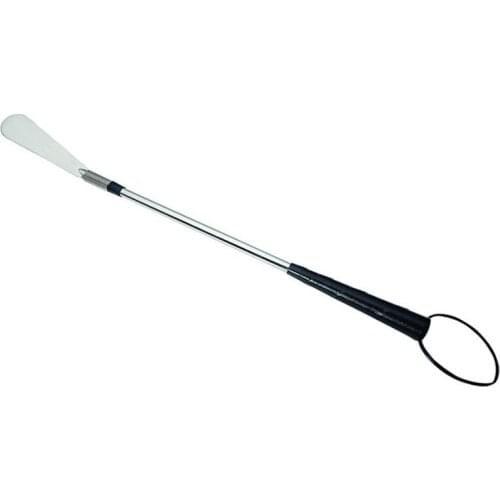1PCS 58cm Silver Stainless Steel Shoe Horns Flexible Long Handle Shoehorn Shoe Horn AID Stick