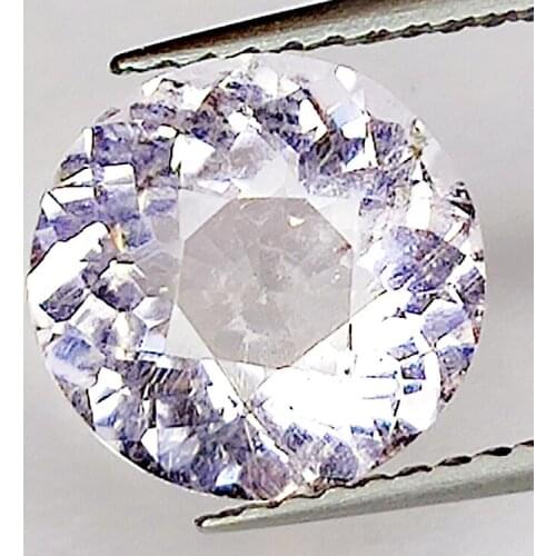 2.23ct Morganite round cut 9x9mm