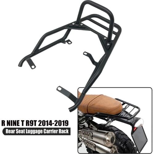 For BMW R NINE T R NINET R9T Pure Racer Scrambler 2014-2018 2019 2020 Motorcycle Rear Seat Luggage Carrier Rack with Handle Grip