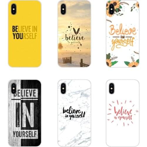 Accessories Phone Cases Covers Believe in yourself For Xiaomi Redmi Note 3 4 5 6 7 8 Pro Mi Max Mix 2 3 2S Pocophone F1
