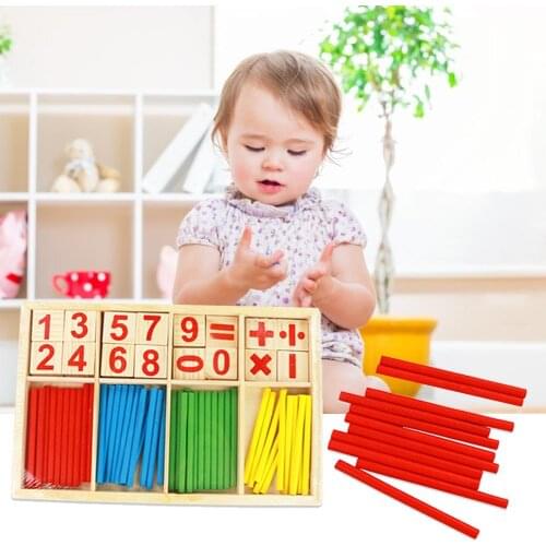 Childrens Early Education Digital Film Computing Toys Counting Rod Kindergarten Childrens Wooden Puzzle Learning Toys