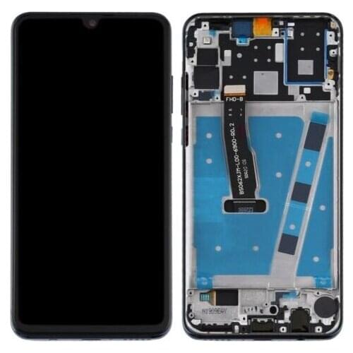 Silver/Black/Blue Color TFT LCD Screen and Digitizer Assembly With Frame for Huawei P30 Lite (48MP back camera version)