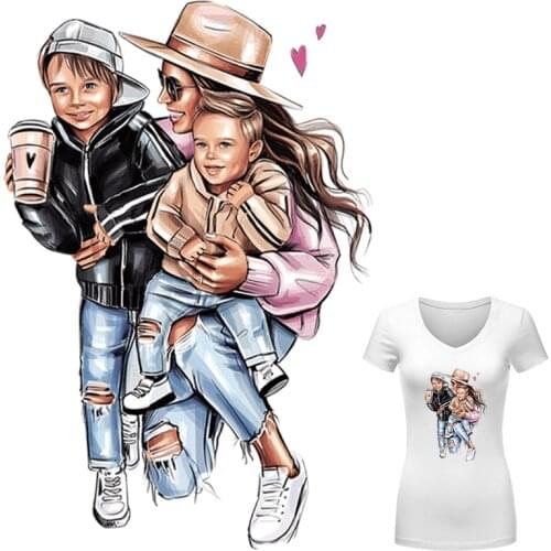 Good Brothers Stickers For Clothes Thermal Transfer T-Shirt Hot Tear Diy New Patch For Clothes Heat Print By Household Irons