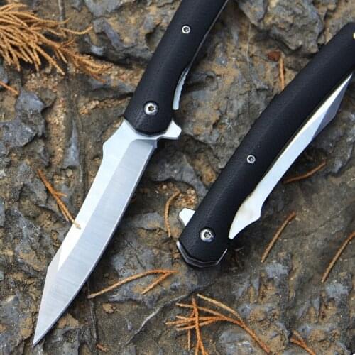 PRZY Pocket Folding KNIFE Sharp Blade, EDC Outdoor Quick Opening Knife, Camping Self-Defense Tools Hnife, Boos Collection Knife