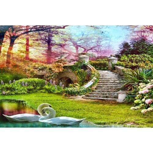 A11926 11CT/14CT/18CT/25CT/28CT night snowing patterns Counted Cross Stitch DIY Cross Stitch Kits Embroidery Needlework Sets