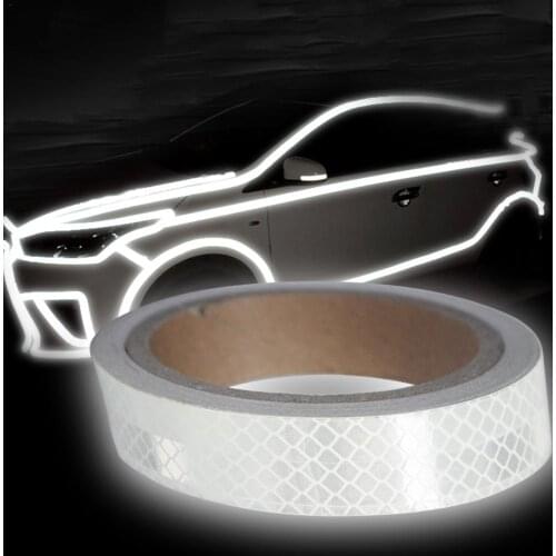 New 2019 1pcs Luminous Reflective Tape Sticker Helmet Tape Stripes Luminous Long Lasting Motorcycle Car Bicycle Reflector Sticke