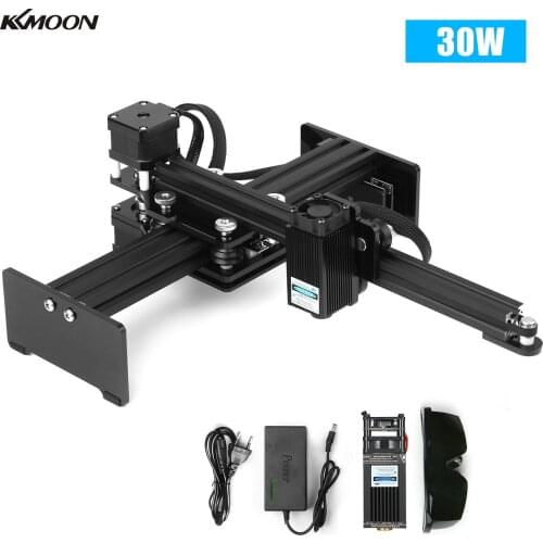 KKMOON 30W Portable Desktop Laser Engraver Carver DIY Logo Mark Printer Laser Engraving Machine Working Area 170*200mm