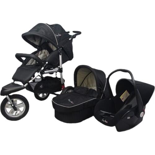 Stroller Running Tricycle Baby Carriage 3 In 1 Baby Stroller Cross Country High Landscape Light Sit and Lying Baby Carriage