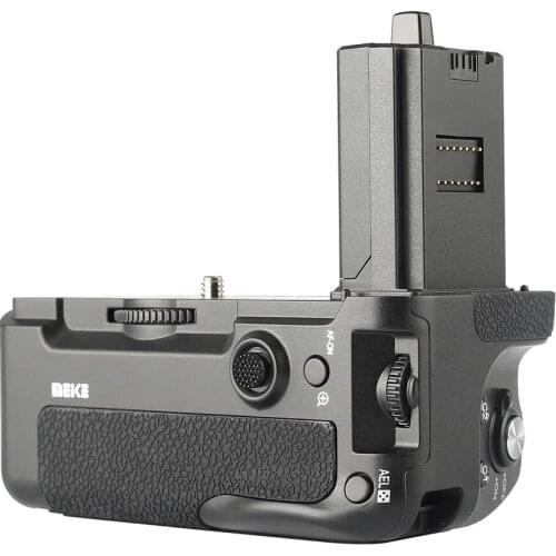Meike MK-A7IV Vertical Battery Grip For Sony A7RIV A7IV A9II Camera work with NP-FZ100 Li-on Battery