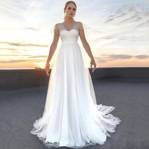 Plus Size Wedding Dresses for Pregnant Women Empire Maternity Bride Dress 2021 Photo Shot Wedding Gowns Vestidos de Novia