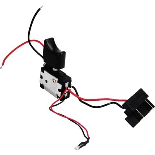 DC 12V 14.4V 18V Cordless Drill Trigger Switch On/Off Lithium Battery Electric Drill Speed Control Switches With Light