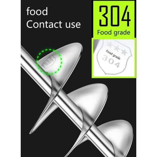 Mixing rod artifact, cement mixer, concrete cement screw blade mortar mixing rod tool electric hammer