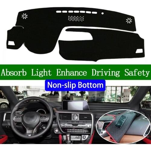 For lexus RX300 RX350L RX450h 2016 2017-2019 Non-slip Bottom Dashboard Cover Car Decals Car Stickers Interior Car Accessories