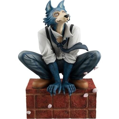 BEASTARS Legoshi PVC Action Figure 170mm Anime BEASTARS Timber Wolf Legosi Figurine Model Toys Diorama