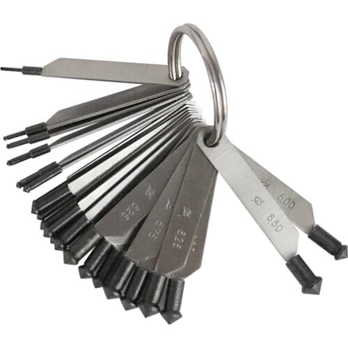 High Quality Die Steel Gemstone Sizer Diamond Karat Gemstone Mounting Gauge Jewelry Diamond Measuring Tool