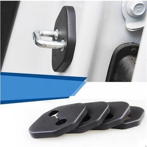 Car-Styling Door lock Cover for Toyota Camry Levin Corolla RAV4 Highlander Tundra ZELAS Sienna FJ Cruiser Previa SEQUOIA WISH