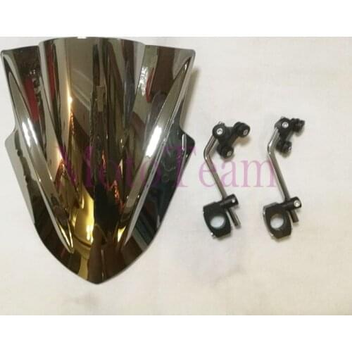 New For Yamaha FZ1 FZ1N FZ6 S2 FZ8 2006-2014 Universal Motorcycle Windshield Windscreen With 7/8" Or 1" Handlebar