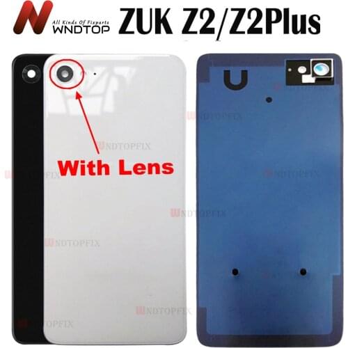 Original For Lenovo ZUK Z2 Back Cover Camera Glass Z2 PLUS Battery Cover Glass+Glue For Lenovo ZUK Z2 battery cover with lens