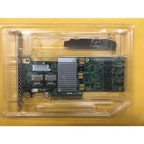 Industrial control panel AOC-SAS2LP-H8IR LSI SMC 2108 RAID8 6Gb/s