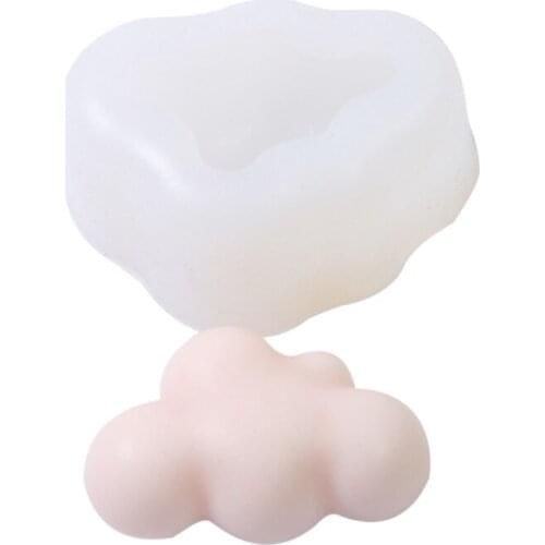 3D Cloud Silicone Mold for Fondant Chocolate Candy Cake Decorating Candle Soap Wax Melt Plaster Polymer Clay Mould