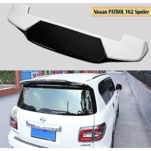 Rear Wing Spoiler For Nissan PATROL Y62 2011-2020 Trunk Boot paint Wings Spoilers ABS Fast by EMS
