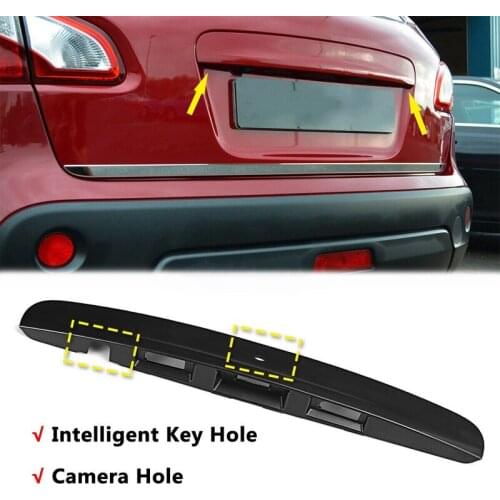 Rear Tailgate Boot Handle with Key Camera Trunk Door Cover for Nissan Qashqai J10 JJ10 2007-2014 90812JD20H