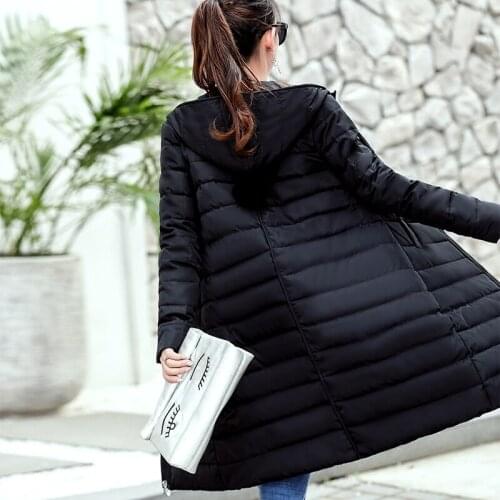 Winter jacket Women Parka 2020 Fashion Plus size 3XL Hooded Long Wadded Jacket Female Padded Coats Abrigos Mujer LX959