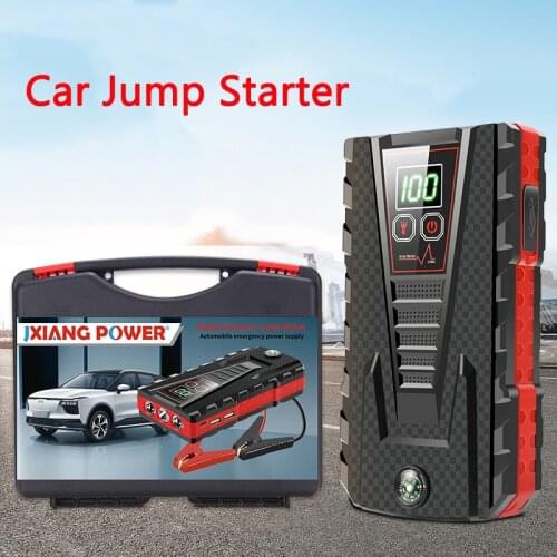 12V 37800mAh Car Jump Starter Power Bank Powerbank for Mobile Phone Tablet Auto Jumper Engine Battery Car Emergency with Compass