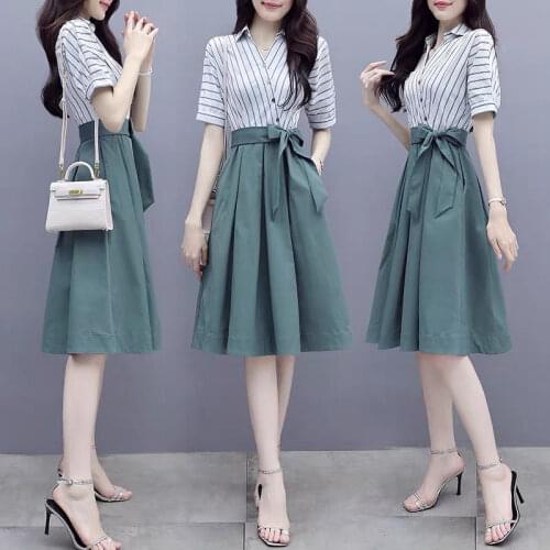 Деловые летние платья AZTERUMI China At AliExpress