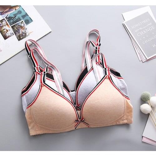 Girlss Push Up bra Underwear Female Small Chest free wire student girl Bra support chest gather small chest bra