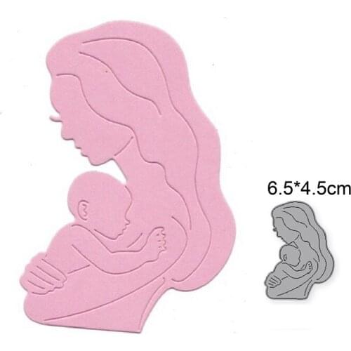 Metal cutting dies cut die mold Pregnant mother decoration Scrapbook paper craft knife mould blade punch stencils dies