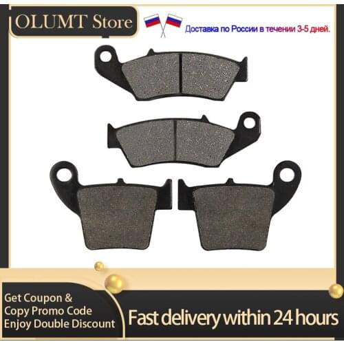 OLU Motorcycle Brake Pads Front Rear Kits For HONDA CRF250R CRF250X CRF450R CR125R CR250R CRF450X