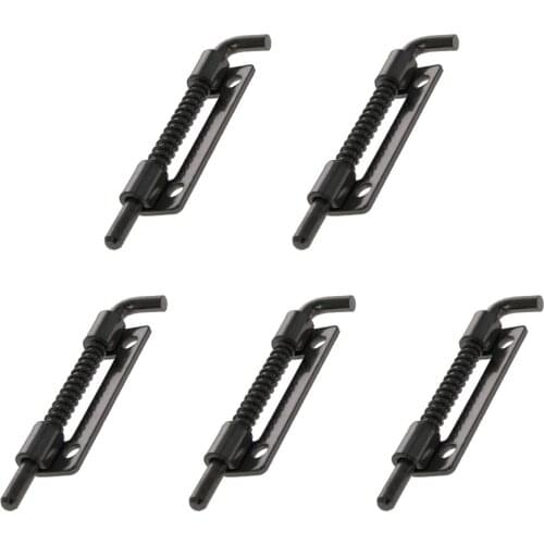 MroMax Door Window Bolt Stainless Steel Vibrating Light Trumpet/Medium/Large-201 Stainless Steel-Right/Left Hardware Bolt 1/5PCS