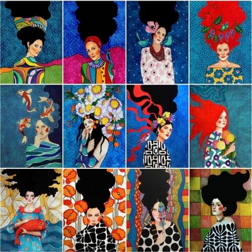 CraftArtGo Painting By Numbers Figure painting On Canvas HandPainted Gift Picture By Number Waterfall Kits Home Decoration