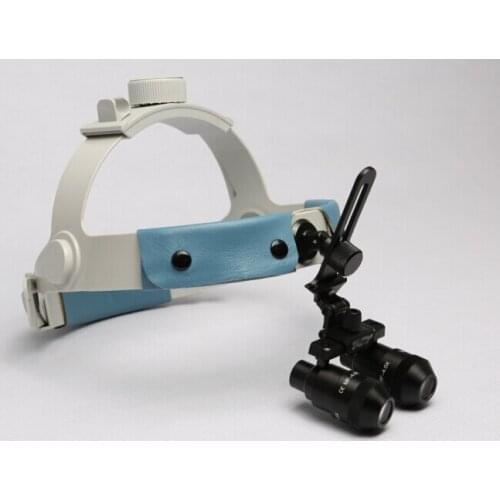TAOS 4.0X adjustable multi focus 4.0X to 5.0X Dental Loupes with LED Headlight head lamp with headwear
