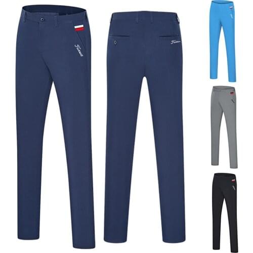 2021 Golf Clothing Trousers Sports and Leisure Outdoor Breathable and Quick-Drying Autumn Fashion Mens Ball Pants Stretch