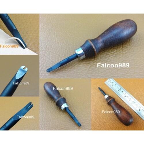 One 1.0mm Leather Craft Edge Beveler Skiving Skiver Edger DIY Tool - Sewing Stitching Carving Stamping Knife Cutter Punch Chisel