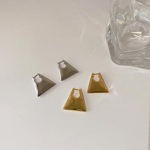 Origin Summer Statement Irregular Ladder-shaped Dangle Earrings for Women Gold Silver Color Metal Earring Accessories Gifts