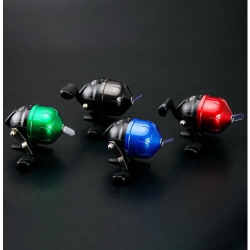 Portable Fishing Reel Baitcasting Outdoor Ice Fishing Wheel Reel Fish Tackle Gear Tool Device Fishing Accessories