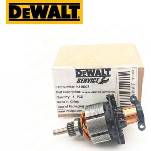 DC 14.4V Armature Motor Rotor For Dewalt DCD730 DCD735L DCD730L DCD735 DCD730C2 DCD735C2 N110037 N110036 Power Tool Accessories