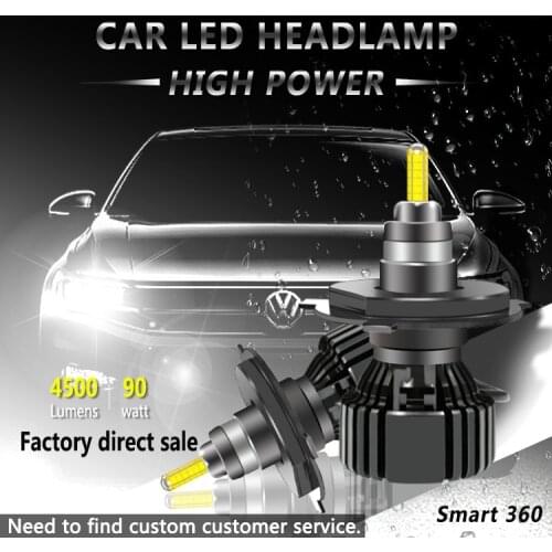 20 pairs H8 H11 LED 30000LM 100W Canbus 9012 HIR2 H7 H1 H3 H4 H9 HB3 9005 HB4 9006 Led Car Headlight 6500K Fog Lamp 12V G13