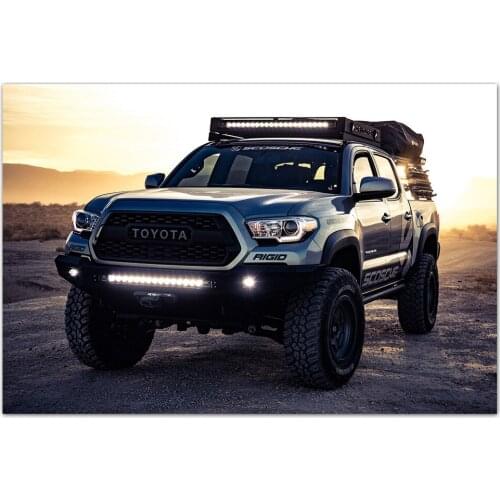 Tacoma Pickup Car Photo Wall Art Posters and Prints Canvas Painting Wall Picture For Living Home Decor